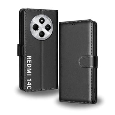 Imagem de Capa Capinha Carteira Preta Com Porta Cartão Para Redmi 14C - C7 Company