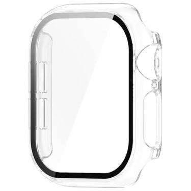 Imagem de Capa com Película Compatível com Apple Watch Series 10 42mm 46mm (Transparente, 46mm)