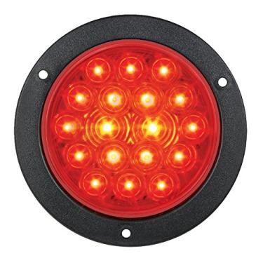 Imagem de Grand General 75912 Luz LED (10 cm de montagem de flange redonda vermelha 18 com lente vermelha)