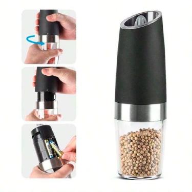 Imagem de Moedor Elétrico Para Temperos Portátil Pimenta Sal Café E Grãos - BIVE