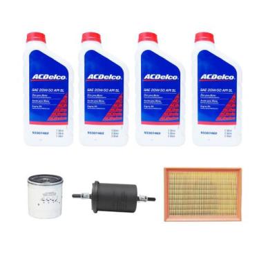 Imagem de Kit Troca De Óleo Chevrolet Celta Prisma 1.0 Ou 1.4 Até 2008 - Acdelco