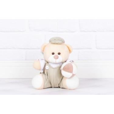 Imagem de URSO DE PELUCIA TEDDE 12 CM MACACAO COM BRINQUEDO (CAQUI)