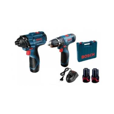 Imagem de Furadeira Parafusadeira Bosch GDR+GSB 120 com Maleta - FERRAMENTAS BOS