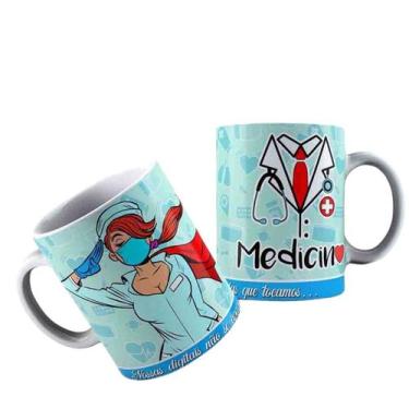 Imagem de Canecas de Porcelana Branca Personalizadas Profissões 8 - Estampa Subl