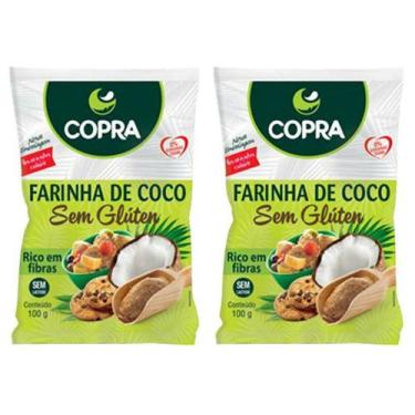 Imagem de Kit 2uni Farinha de Coco 100gr - Copra