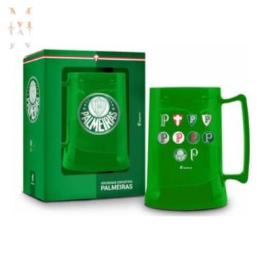 Imagem de Caneca Gel 300 Ml Congelável Escudos Do Palmeiras Oficial - Brasfoot P