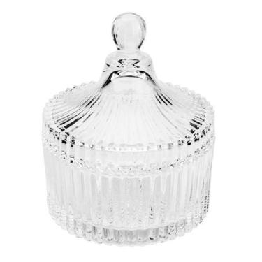 Imagem de Mini Bomboniere Potiche De Cristal Carousel Lyor, Transparente, 1