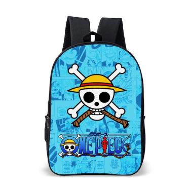 Imagem de Mochila Bolsa Escolar Infantil One Piece Volta Às Aulas - Thuco Games,