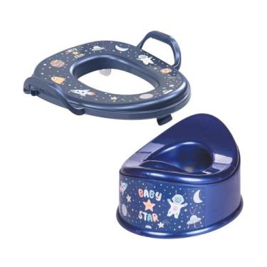 Imagem de Kit Urinol Assento Redutor Infantil Penico Mictório Troninho Variações