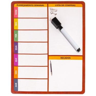 Imagem de Imã Lousa Para Geladeira Lembretes/Recados/Anotaçoes Oferta - Geral