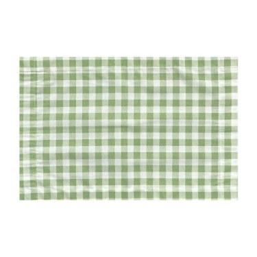 Imagem de Kit Jogo Americano Páscoa Coelho Colorido - MILLENIADECOR, XADREZ VERD