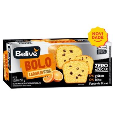 Imagem de Bolo Sem Glúten, Sem Açúcar, Sem Leite de Laranja com Gotas Chocolate 