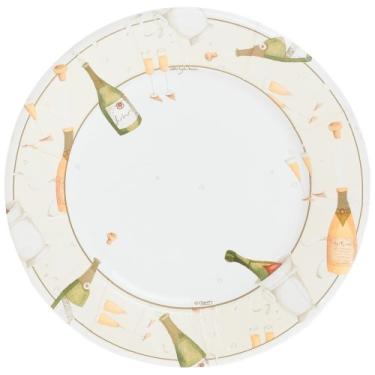 Imagem de Conjunto de 8 pratos de papel com torradas de champanhe Entertaining with Caspari