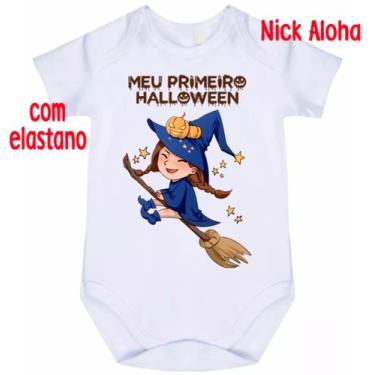 Imagem de body bebê meu primeiro halloween cód 1844 - nick aloha, Branco, G