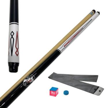 Imagem de Taco de Sinuca Oficial do Vasco V3 Desmontável Tacos Brasil