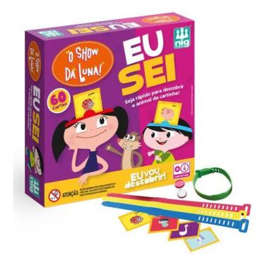 Imagem de Brinquedo Jogo Eu Sei Show Da Luna Educativo Adivinhação Nig - nig bri