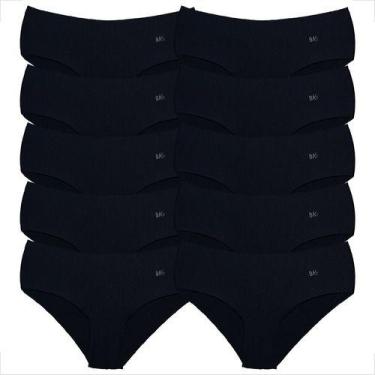 Imagem de Kit 10 Calcinhas Short Conforto A Laser Feminina Atacado - Básica Lind