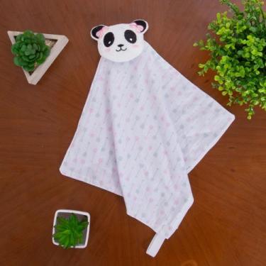 Imagem de Paninho Naninha Bichinho Porta Chupeta Bebe Pelúcia - LuckBabyEnxovais