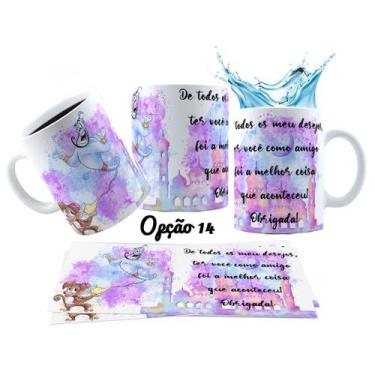 Imagem de Caneca 325ml Presente Amigo Secreto Amiga Secreta Personagem - LARANJA