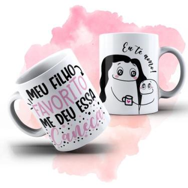Imagem de Caneca Dia Das Mães DIVERSOS Modelos  Meme Bento Cake Flork Filho Favo