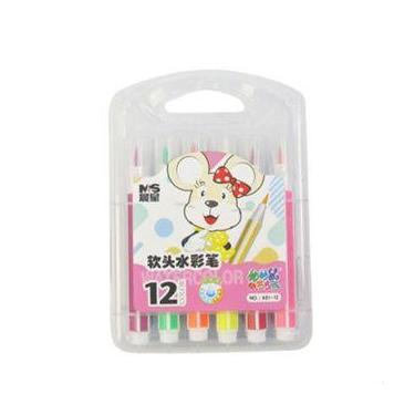 Imagem de Kit Estojo de canetinhas com mini carimbo escolar - Volta as aulas - T