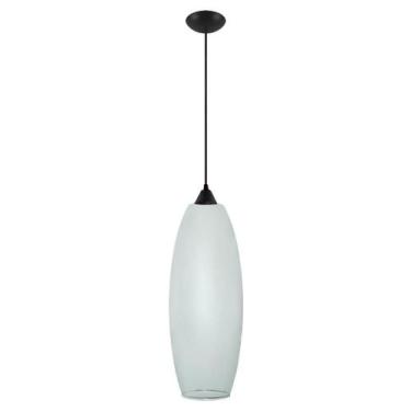 Imagem de Pendente Moderno Sala Quarto Cozinha Montreal Preto fosco - CM GLASS -