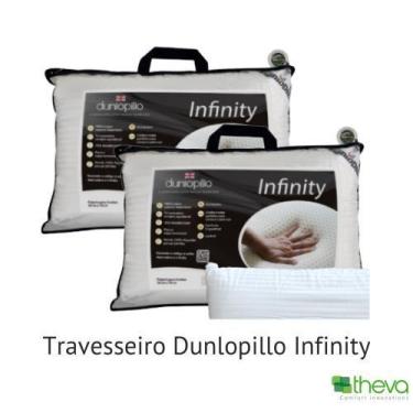 Imagem de 2 Travesseiros Látex Infinity - Alto - Dunlopillo