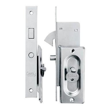 Imagem de Fechadura Concha Para Porta e Janela De Correr Chave Dobrável União Mu