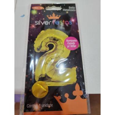 Imagem de Bexiga número metalizado 2 - Silvério platic
