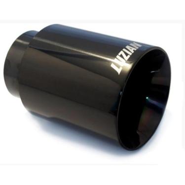 Imagem de Ponteira p026 aço inox preto saída 3,5 - Gusta Car Parts