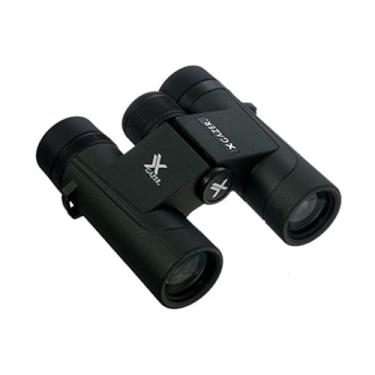 Imagem de Xgazer Optics Binóculos compactos profissionais com ampliação de 10 x 25 da Point View para observação de pássaros, caça, pesca, binóculo pequeno à prova d'água ao ar livre com estojo macio, alça de