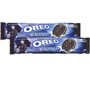 Imagem de Kit 2 Biscoito Recheado Oreo Original Wandinha 90g