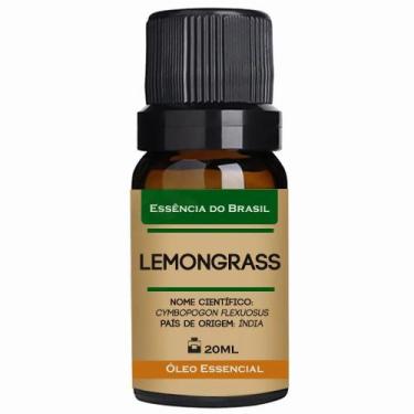 Imagem de Óleo Essencial Lemongrass  20ml - Puro e Natural - Essência do Brasil