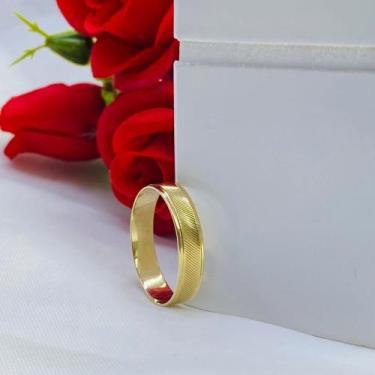 Imagem de Aliança noivado e casamento 033 ouro 18k 750 1.5 4mm - FLORENZA JOIAS,