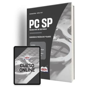 Imagem de Apostila PC-SP 2024 - Escrivão de Polícia de 3ª Classe
