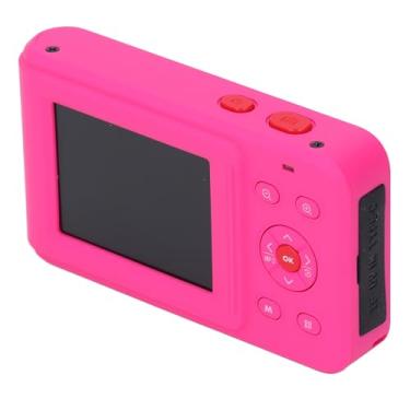 Imagem de Câmera Vlogging, Suporte para Luz de Preenchimento, Imagem Clara, Câmera Digital, Resolução de Vídeo 2,5k, Zoom 16x, Foco Automático Com Alça de Pulso para Casamentos (Vermelho)