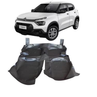 Imagem de Tapete De Carro vinil fosco Novo Citroen C3 2023 inteiro - MANOS TAPET