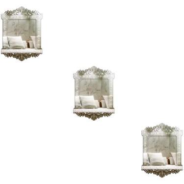 Imagem de Kit 3 Espelhos Decorativos venezianos  Pegui 32x23 38132 - CREATUS, pr