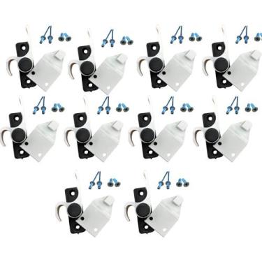 Imagem de 10 Trinco Fech Meia Lua  Porta Japonesa Caracol Porta Balcão - la plat