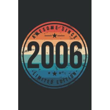 Imagem de Awesome Since 2006-14 Years Old, 14Th Birthday Gift Meme: Lined Notebook: 6" x 9", 120 Pages, Lined Journal Notebook Birthday Gift Present.