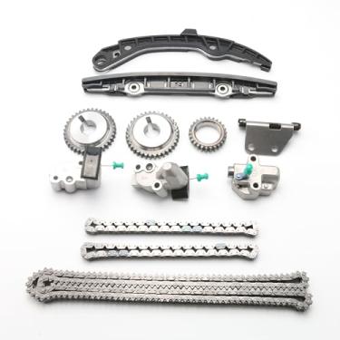 Imagem de HLBTK VQ37VHR VQ37 13028JK20A 13070EY00A 13091-JK20A 13070-JK21B Kit de corrente de distribuição do motor serve para Infinti Q50 QX70 FX37 G37 M37 Q70