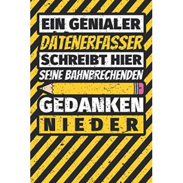 Imagem de Notizbuch liniert: Datenerfasser Geschenke lustig Abschluss Geschenkidee Beruf