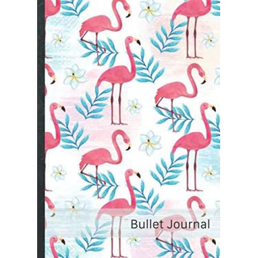 Imagem de Bullet Journal: Punktraster Notizbuch A4 • Soft Cover, mit Register, 100+ Seiten • Motiv „Flamingos 412“ • Original by #Goldesel (Dot Grid Notebook • ... Skizzenbuch, Zeichenbuch, Notizheft). DIY!