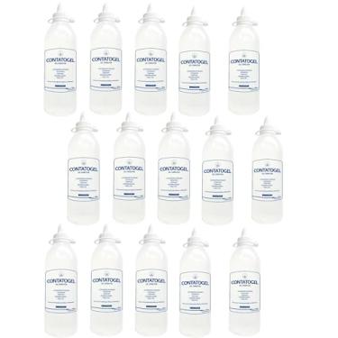 Imagem de Gel Condutor Contatogel 250g Ultrassom Ecografo - Kit 15 Un.