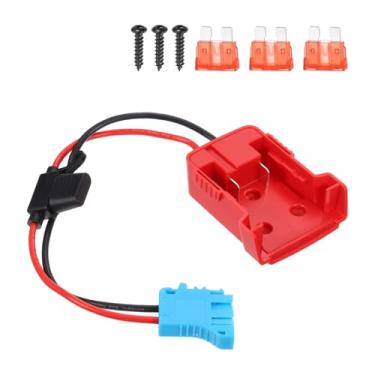 Imagem de HARFINGTON Conversor de adaptador de bateria para bateria de 18 V DIY Rc Car Truck, kit de conversão de bateria com fio 12AWG, conector de chicote de fios, 2 conjuntos de 16 peças, vermelho