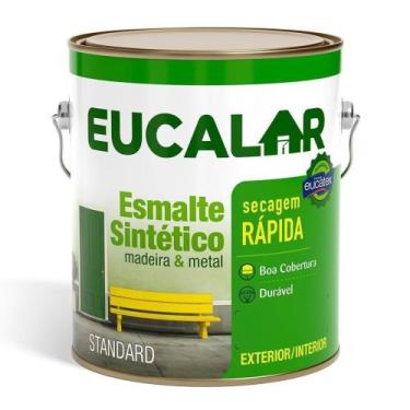 Imagem de Tinta Esmalte Eucalar Brilhante Branco 3,6 Litros