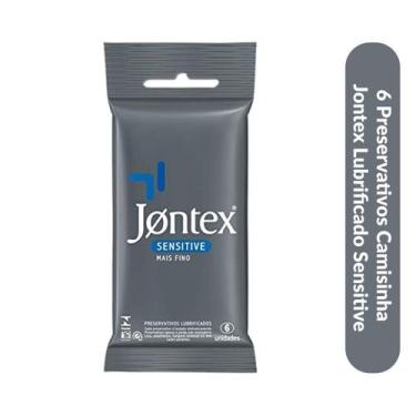 Imagem de  Camisinha Jontex Lubrificado Sensitive Com 6 Unidades