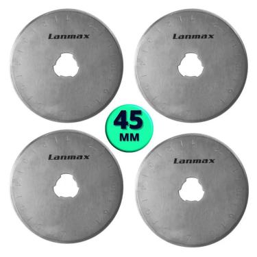 Imagem de 4 Discos Lamina Refil Do Cortador Circular Patchwork 45Mm