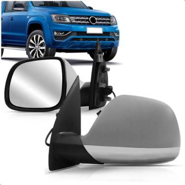 Imagem de Retrovisor Amarok 2016 A 2019 Elétrico com Capa Primer - SP ACESSÓRIOS