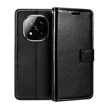 Imagem de Capa Carteira + Película De Gel Privativa Redmi Note 14 Pro - Generica